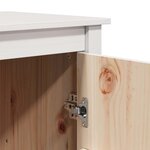 vidaXL Buffet Blanc 83x41 5x100 cm Bois massif de pin