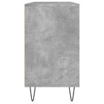 vidaXL Armoire salle de bain gris béton 80x33x60cm bois d'ingénierie
