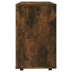vidaXL Table d'appoint Chêne fumé 70x35x55 cm Bois d'ingénierie