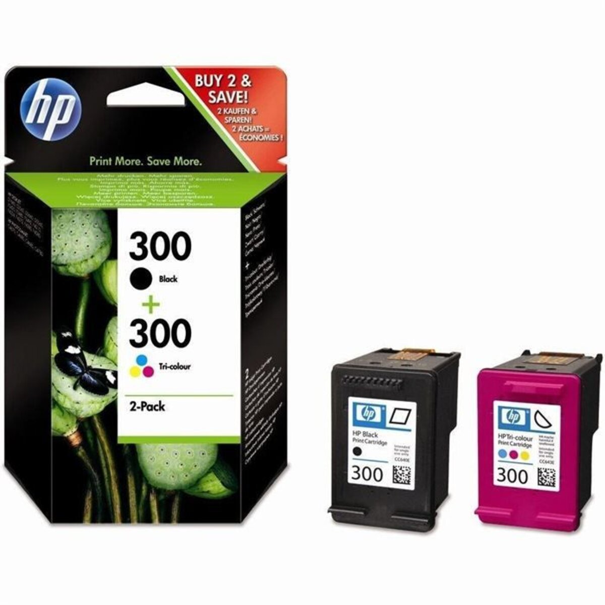 HP 300 cartouche d'encre trois couleurs authentique 300 cartouche