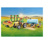 71442  Fermier avec tracteur et citerne
