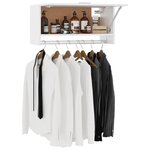 vidaXL Garde-robe Blanc 70x32 5x35 cm Aggloméré