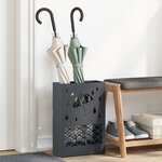vidaXL Support de parapluie anthracite 28x12x41 cm en acier