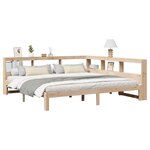 vidaXL Lit bibliothèque sans matelas 180x200 cm bois massif de pin