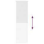 vidaXL Store enrouleur de douche 70x240 cm largeur du tissu 66 cm