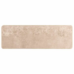 vidaXL Coureur de Tapis MARSA Beige 50 x 150 cm Polyester et PVC