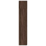 vidaXL Armoire de rangement chêne brun 80x42 5x225cm bois d'ingénierie