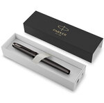 Stylo roller Parker IM Monochrome  Gris acier  encre noire  Coffret cadeau