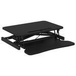 vidaXL Bureau de travail réglable 60x40x(13-41 5) cm Acier et bois