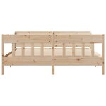vidaXL Cadre de lit sans matelas 180x200 cm bois massif de pin