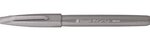 Stylo feutre Brush Sign Pen SES15 pointe pinceau flexible gris PENTEL