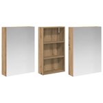 vidaXL Ensemble de Meubles de Salle de Bain 3 Pièces 140 x 14 5 x 70 cm