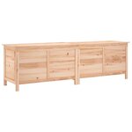 vidaXL Boîte de rangement de jardin 198 5x50x56 5 cm bois massif sapin