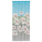vidaXL Rideau de porte anti-insectes multicolore 200 x 90 cm Bambou