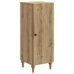 vidaXL Buffet Chêne artisanal 33 x 34 5 x 90 cm Bois d'ingénierie