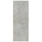 vidaXL Armoire murale suspendue Gris béton 69 5x34x90 cm