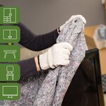 Pack and Move - Lot 12 couvertures de protection pour déménagement et stockage - 1 5 x 2 m - Épaisse et Résistante - Protection meubles