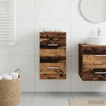 vidaXL Meuble de Salle de Bain In-between Chêne artisanal