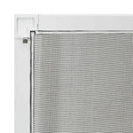 vidaXL Écran anti-insectes pour fenêtres Blanc 110 x 130 cm