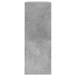 vidaXL Armoire à chaussures gris béton 80x21x57 cm bois d'ingénierie
