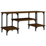 vidaXL Meuble TV chêne marron 102x35x45 5 cm bois d'ingénierie