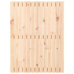 vidaXL Tête de lit murale 82 5x3x110 cm Bois massif de pin