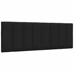 vidaXL Cadre de lit sans matelas Hanko noir 120x200 cm tissu