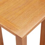 vidaXL Table d'appoint 27x24x55 cm Bois de chêne massif
