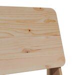 vidaXL Chaises de jardin lot de 2 60x64x70 5 cm bois massif de pin