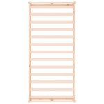 vidaXL Cadre de lit 75x190 cm Petit simple Bois massif