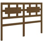 vidaXL Tête de lit Marron miel 125 5x4x100 cm Bois massif de pin