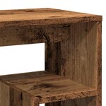 vidaXL Table de chevet vieux bois 40x30x40 cm bois d'ingénierie