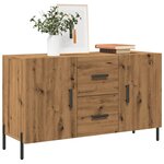 vidaXL Buffet chêne artisanal 100x36x60 cm bois d'ingénierie