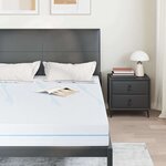 vidaXL Matelas Blanc 140 x 190 cm Mousse