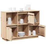 vidaXL Buffet 110 5x35x80 cm Bois massif de pin