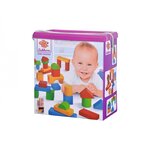 Eichhorn 100050421 - Blocs de construction en bois colorés bébé