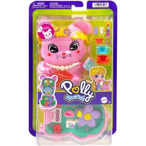 Mattel JCR40 - Polly Pocket - Coffret jardin avec lapin