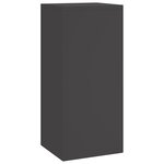 vidaXL Supports de Plantes d'Extérieur Pillar 3 Pièces Acier Noir
