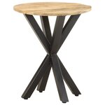 Vidaxl table d'appoint 48x48x56 cm bois de manguier massif