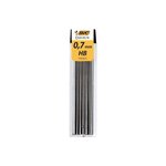 BIC 4 Couleurs 3+1 HB Stylo-Bille et Porte-Mines - Blister de 1 + 12 Mines 0,7 mm HB