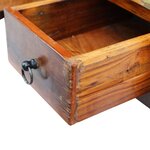 vidaXL Table basse à tiroirs Bois de récupération 90x45x35 cm