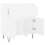 vidaXL Buffet Blanc 60x35x70 cm Bois d'ingénierie