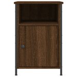 vidaXL Tables de chevet 2Pièces Chêne marron 40x42x60cm Bois d'ingénierie