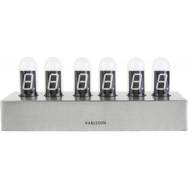 Horloge à poser en acier inoxydable cathode