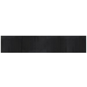 vidaXL Tapis rectangulaire noir 80x400 cm bambou