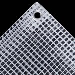 vidaXL Bâche de gaze 140 g/m² 6x6 m Blanc