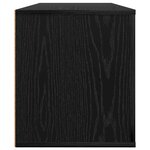 vidaXL Meuble TV Chêne noir 100 x 35 x 40 cm Bois d'ingénierie