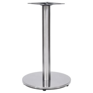 vidaXL Pied de table de bistro argenté Ø45x72 cm acier inoxydable