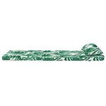 vidaXL Coussin de chaise 2 Pièces Vert 58 x 77 x 4.5 cm Tissu Oxford