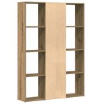 vidaXL Séparateur de pièce/Bibliothèque chêne artisanal 100x24x140 cm